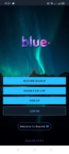 Blue Kik APK 3