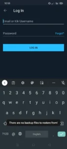 Blue Kik APK 4