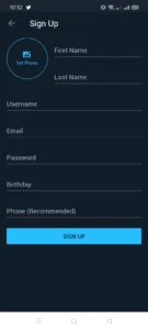 Blue Kik APK 5