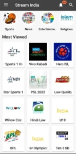 Stream India APK 3